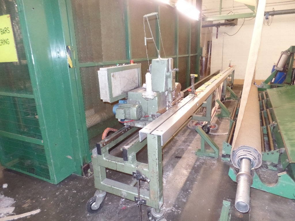 Sellers Carpet Shearing Machine, 5000mm Width, 9 Roller Accumulator, Fiber Dust Collection