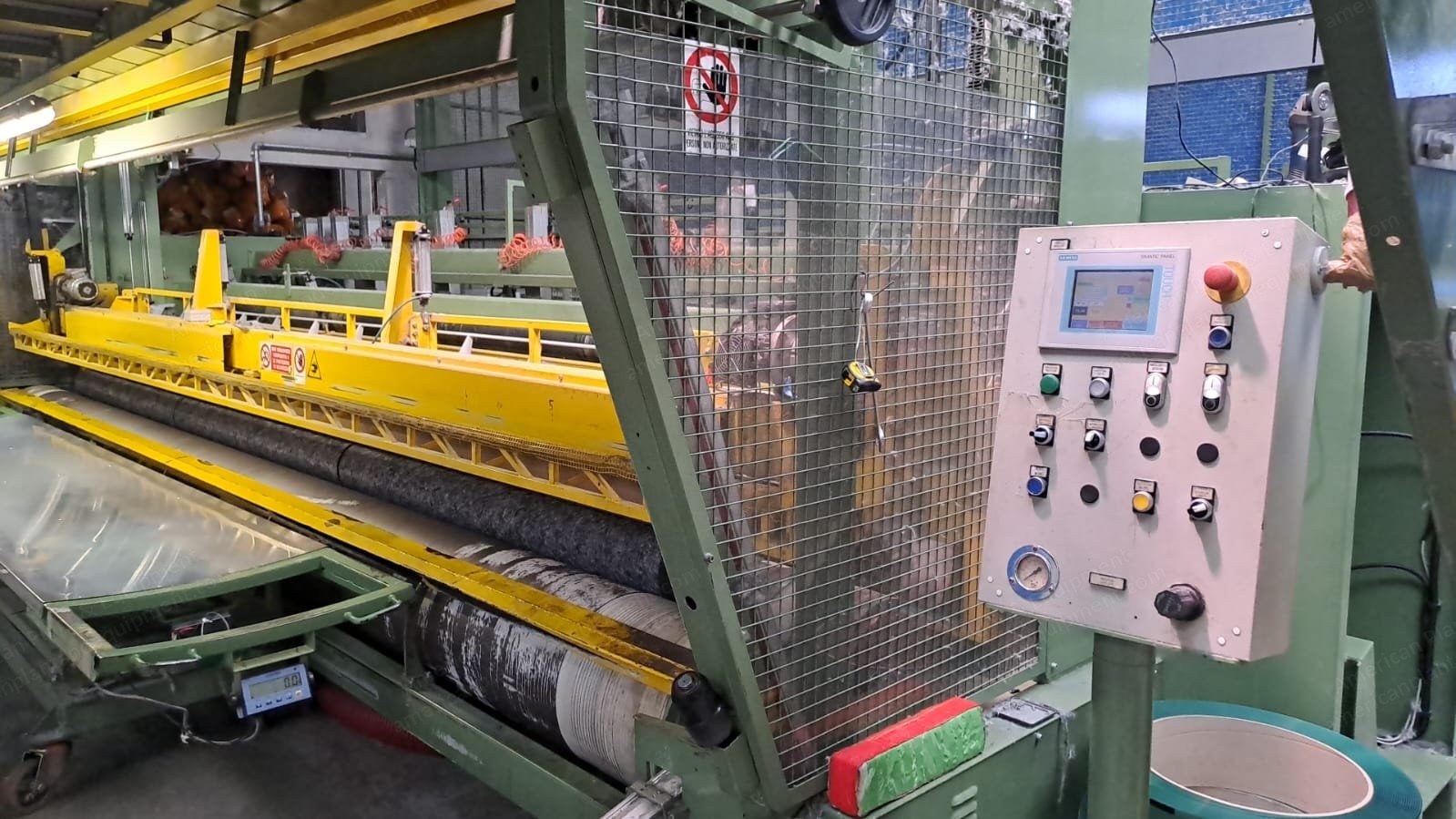 Ramina Cutting and Winding Unit, 2007, 7000mm Working Width, with Accumulator