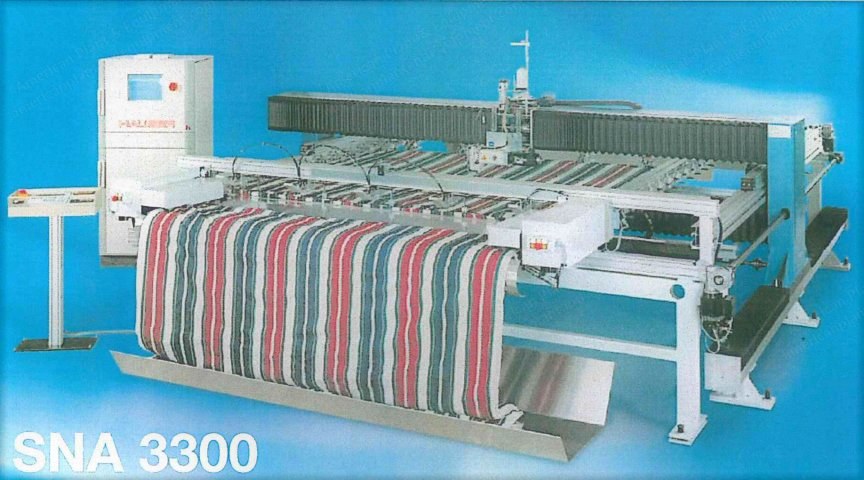 Hauser, SNA3300, Single Needle Frameless Quilting Machine, 132" x 180", Single Head Lockstitch