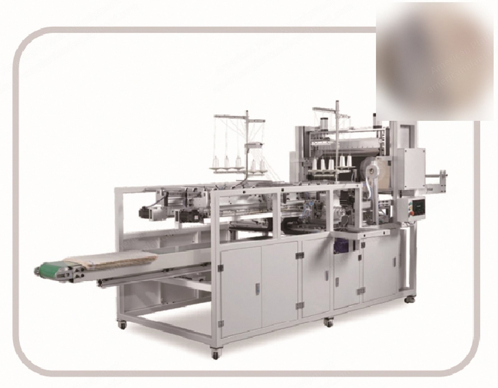 NovaStar, BS127, Automatic Bag Folding & Sewing Machine, 480 pcs/hr, 3000x1350x2200mm