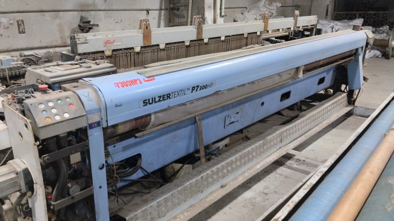 Sulzer, P7300 HP B 360 2 EP D12 R, 2006, 3600mm Working Width, 2 Colors, Cam Shedding, Projectile Loom