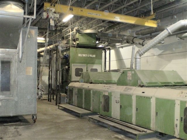 Dell'Orco, Tornado, 1997, Rag Tearing Line, 2000mm Working Width, 6 Sections, with Timtex Filter and Bale Press