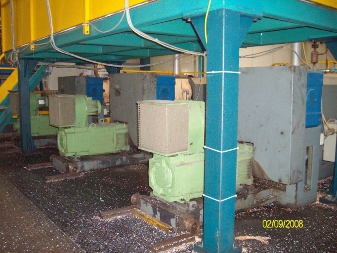 Plantex, BCF Filament Extrusion Line, 1998, 3 Colors, 150-288 kg/h, 12 Threadlines