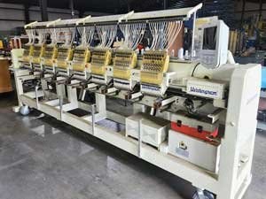 Meistergram, Pro-1508, 2014, 8 Head Embroidery Machine, 15 Colors, 220V
