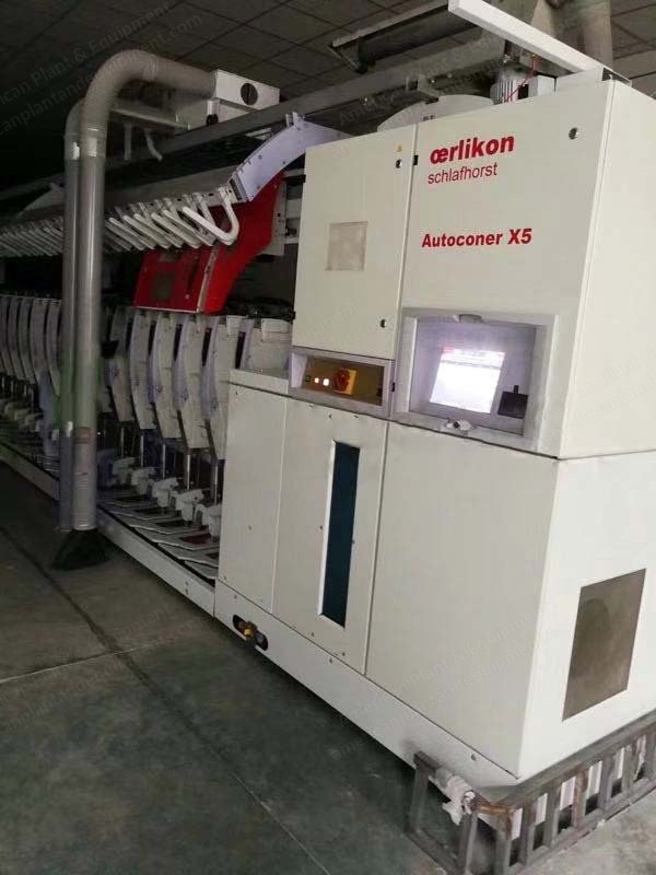 Schlafhorst, Autoconer X5, 2012, 60 Spindles, Quantum 3 Electric Cleaner, Full-Automatic