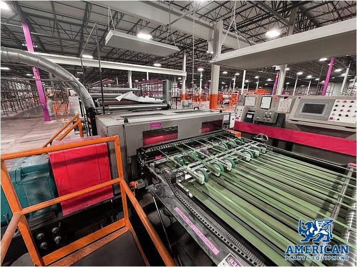 SHM, 1400DK, 1998, 55" Width, Twin Knife Digital Sheeter, 1000 fpm, 105 HP