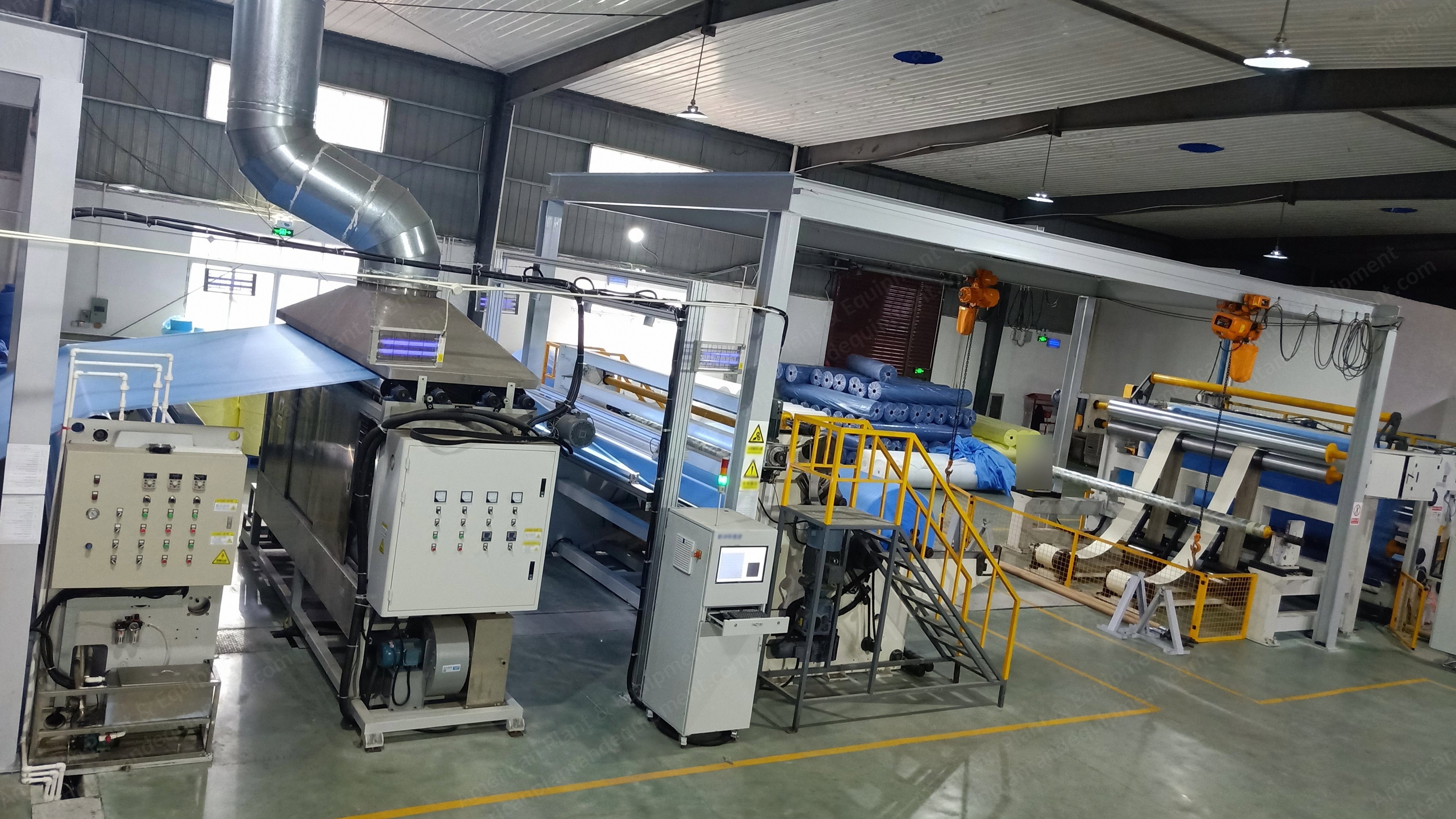 NovaStar, NN136, S Spunbonded Nonwoven Line, 1600mm, 1500 Ton/Year Capacity, 10-150 GSM