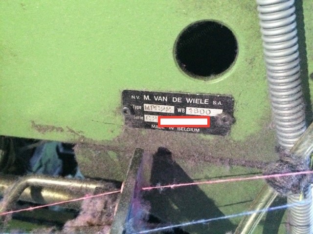 Van De Wiele, MPSS22, 1991, Jacquard System
