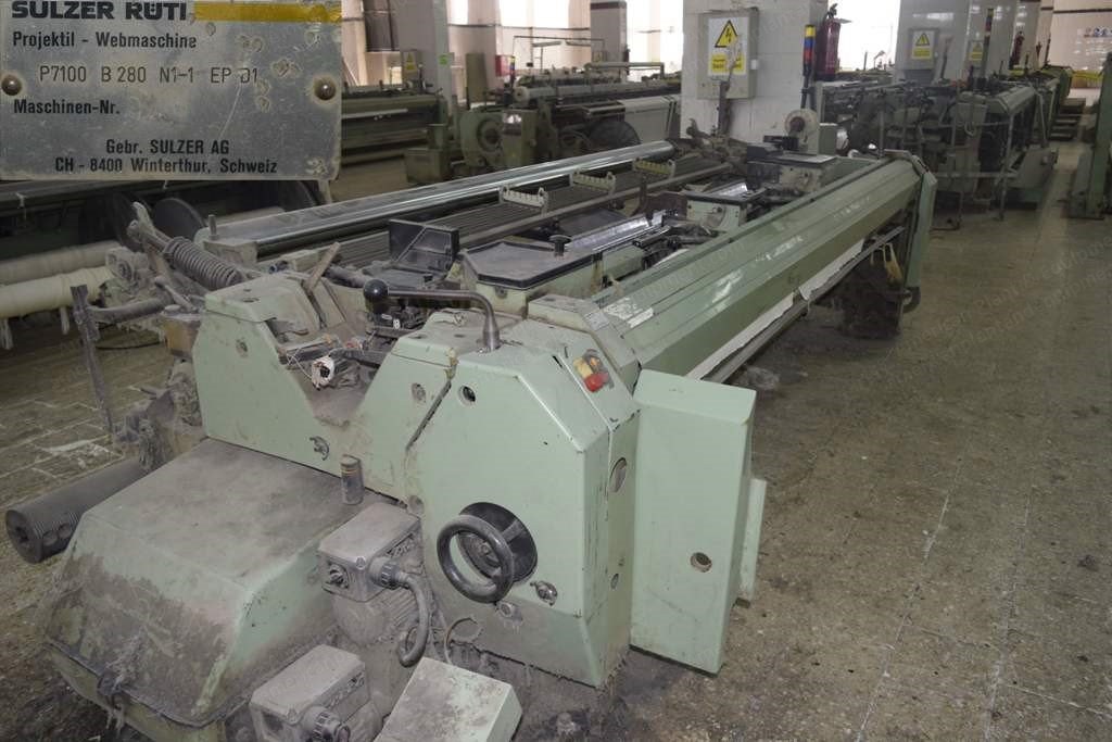 Sulzer, P-7100 B280 N1-1 EP D1, 1989, 110" Working Width, Cam Motion, Split Beam