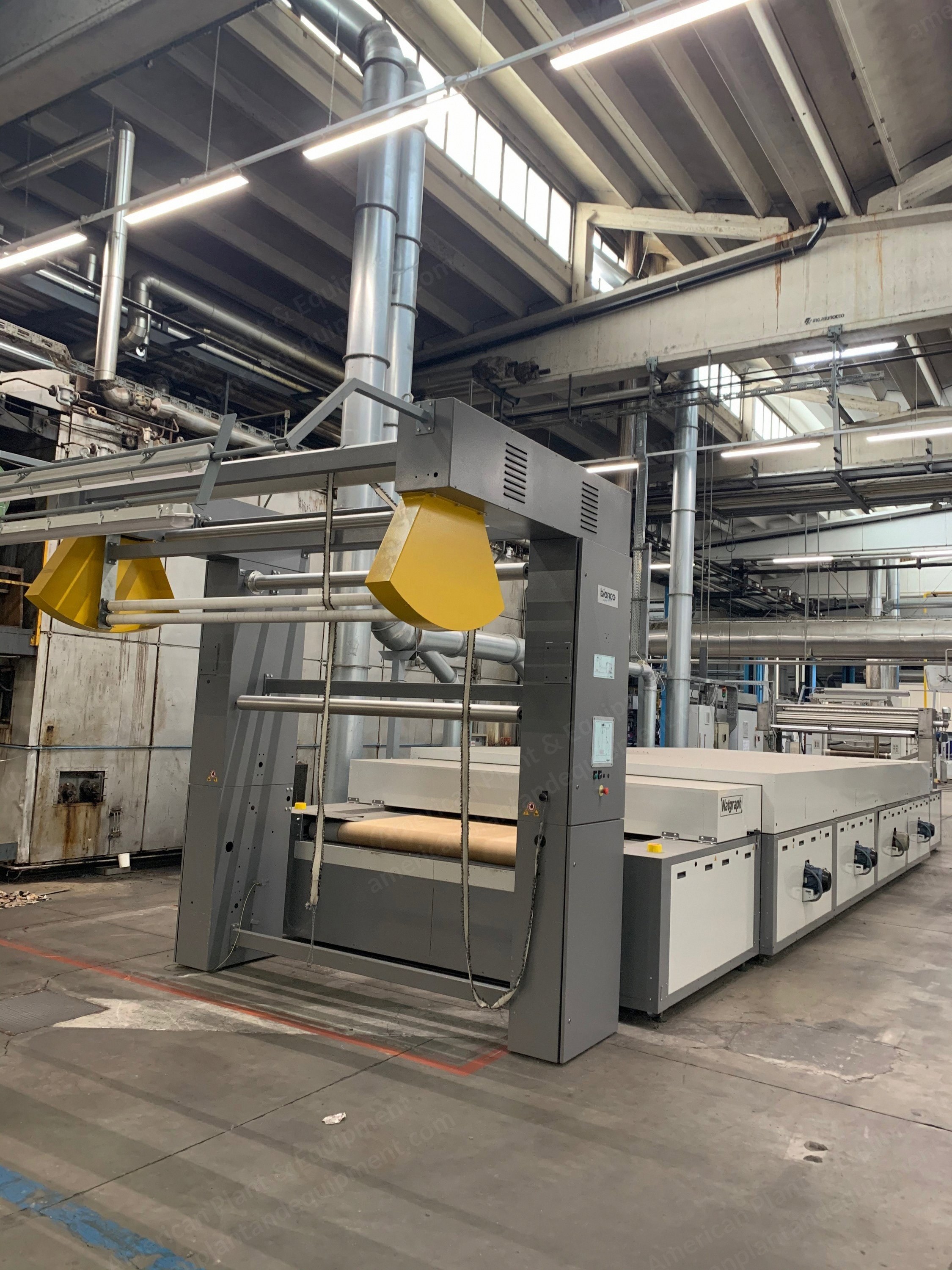 Natgraph Heat Setting Machine, 2100mm, 2017, 4 Chambers, IR/Electric Heating