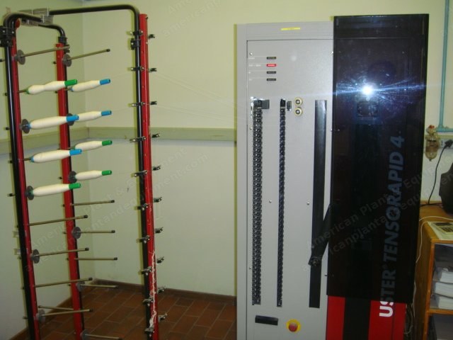 Uster, Tensorapid-4, 2003, Yarn Strength Tester, Multi Bobbins Creel