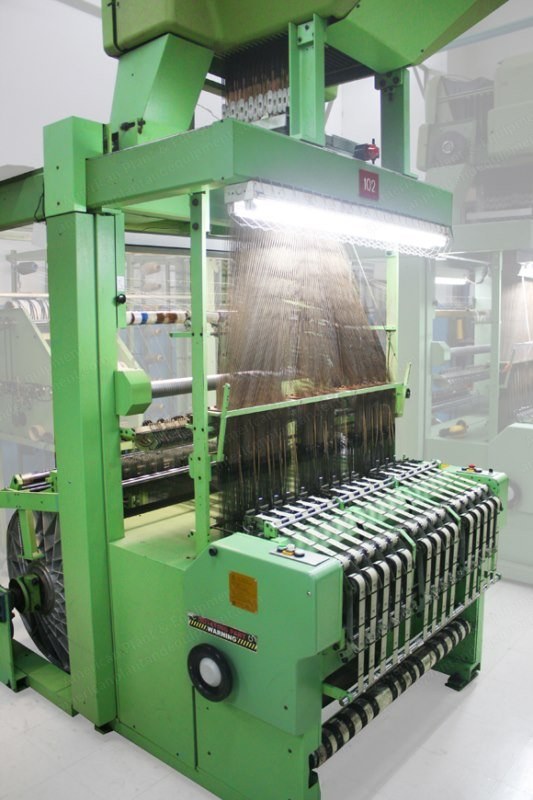 Jakob Muller, MVC-200, 1996, Woven Label Loom, Multicolor Label Production System, Electronically Controlled Jacquard
