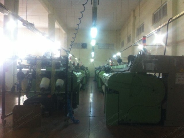 Somet, Super Excel, 2003 to 2012, Complete Weaving Mill, 3600mm, 24 Looms, 8 Colors
