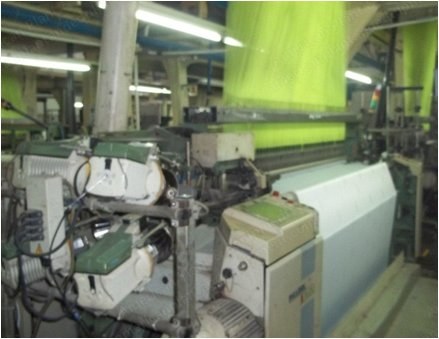 Picanol, Omni 4-J, 1998, Airjet Weaving Loom, 2500mm, Staubli CX880 Jacquard, 730 RPM