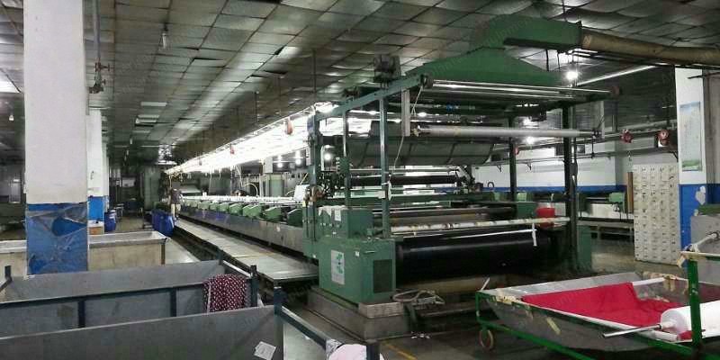 Ichinose Flat Bed Printing Machine, 2006, 1850mm Width, 12 Colors, Steam Heated
