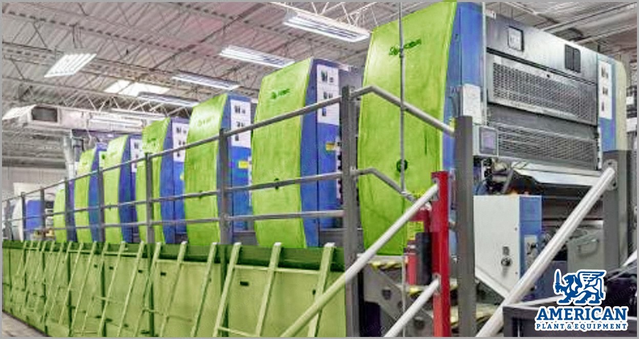 KBA, RA162A-6+L, 2008, 6 Colors with Coater, Non-Stop Delivery & Feeder