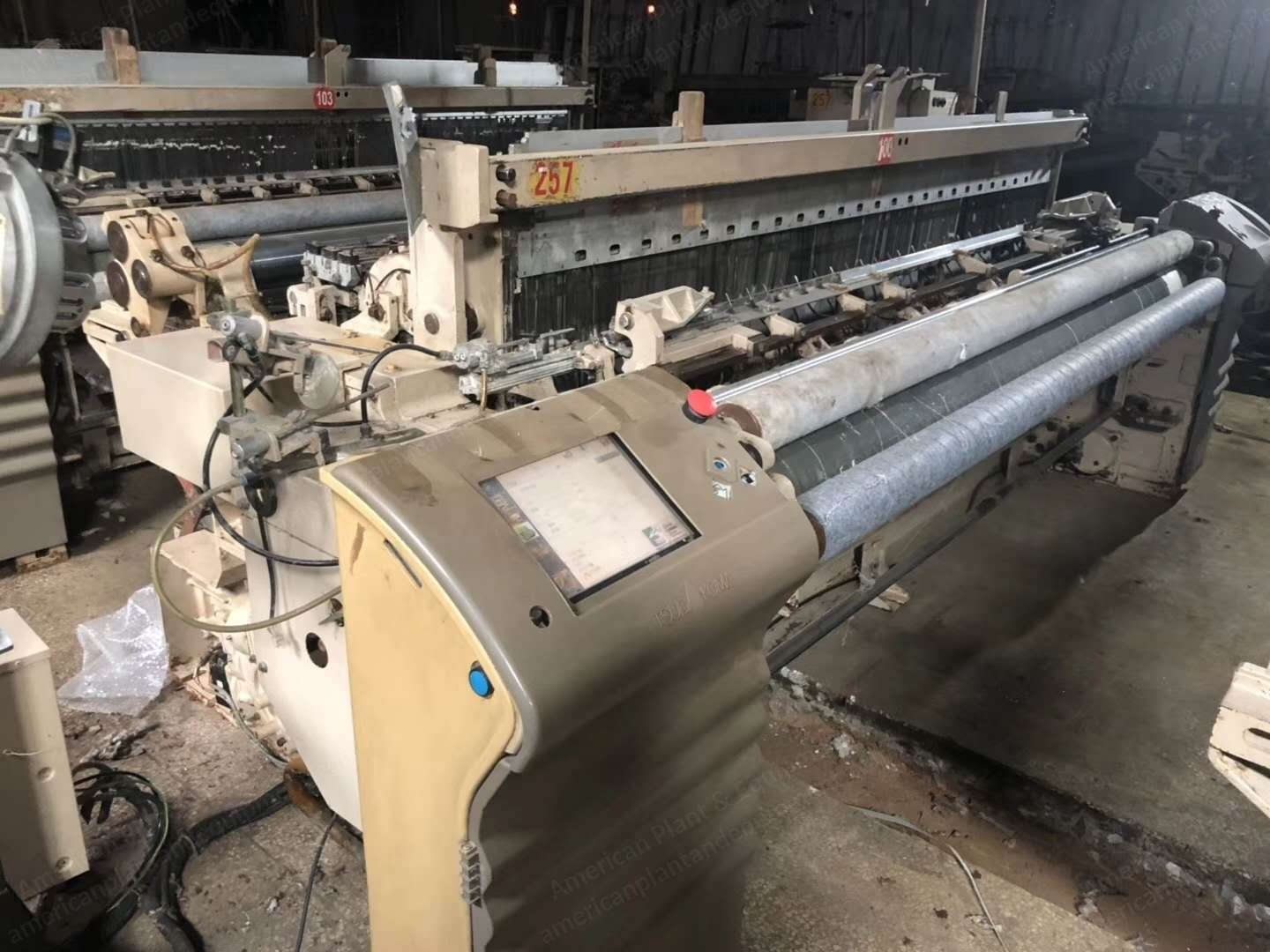 Tsudakoma, ZAX9100, 2005, Air Jet Loom, Working Width 2300mm, 2 Colors, Cam Motion