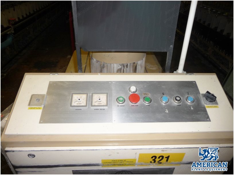 Elitex, VTS-07-3, 1990, Two For One Twister, 132 Spindles, 6" Traverse, 30kW