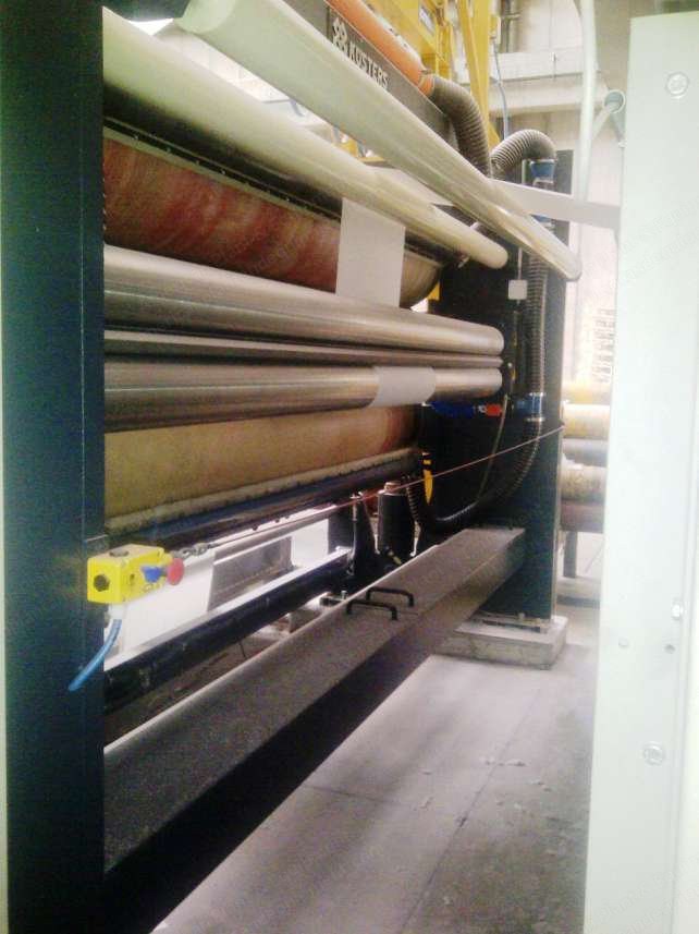 Kusters, 213-40, 2001, 3400mm Working Width, 3-Roll Calender, Oil Heated
