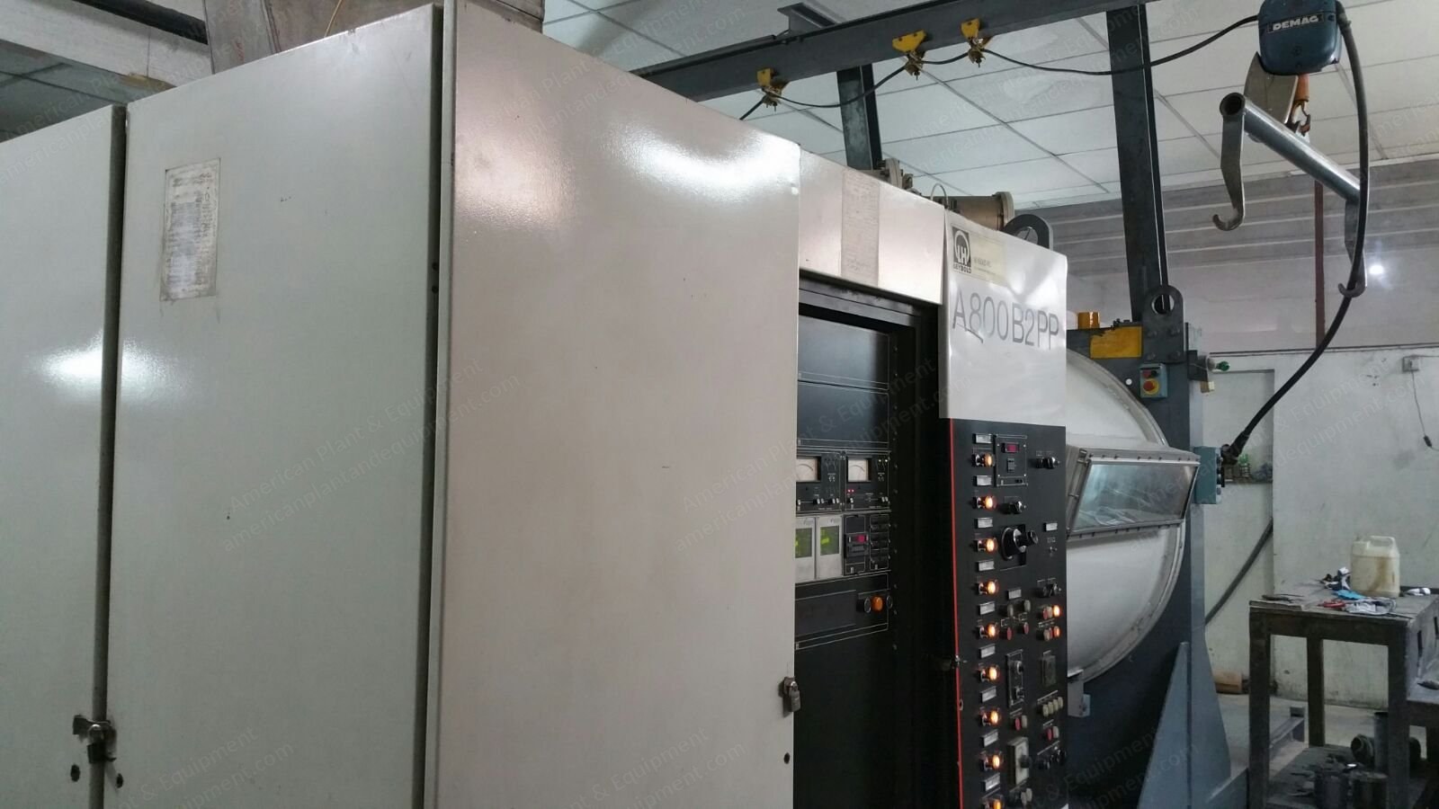 Leybold, A800b2pp, 1990, Metallizing Machine, Width 800mm, for 12 and 25 Micron PET Film