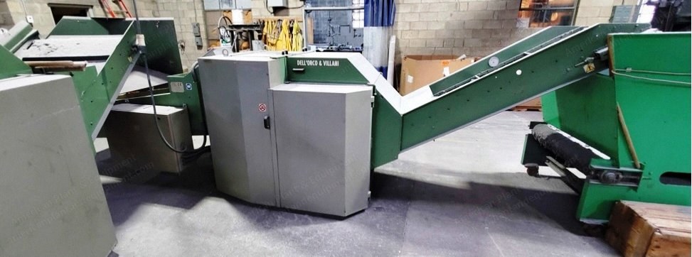 Dell'Orco, M-1000-1, Tearing Line, 1000mm Width, Single Cylinder, with Rotary Cutters