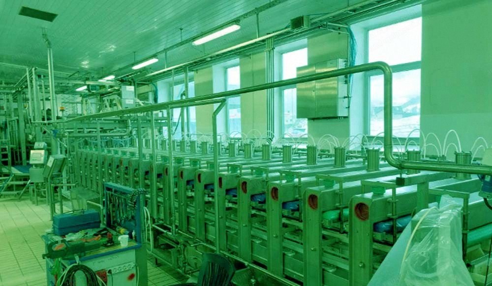 Gadan, Prepress and Pressing Unit for Dairy Cheese Plant, with Final Cheese Press, Moulds 280x340mm