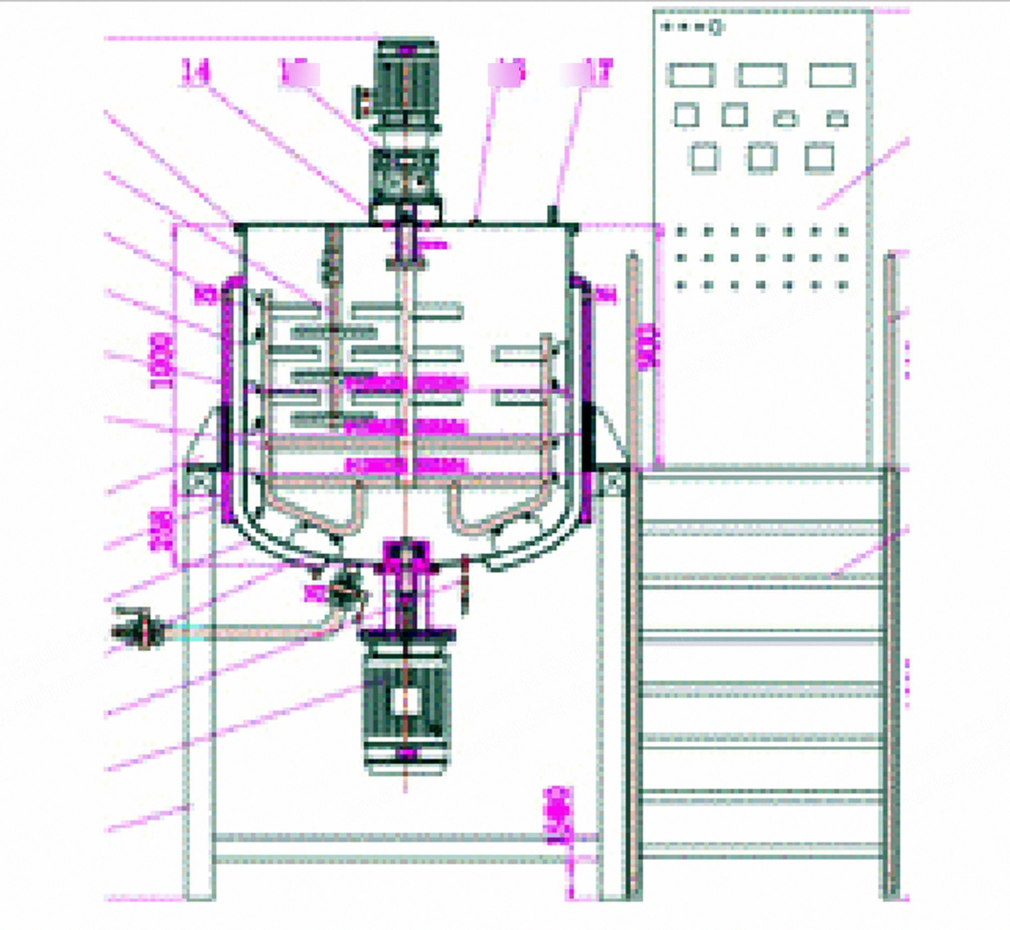 NovaStar, MN122, 1000L Homogenizer Mixer and 300L Vacuum Mixer, New, 1000L and 300L Capacities, 380V