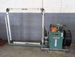 Signode, MHVM, 48" Wide x 48" Tall Chute, 220V 3 Phase, Strapping Machine