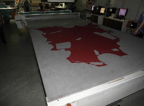 Humantec, HLC Zund, 2001, Automated Cutting Machine, Width 1370mm, 2 Zones, Leather Digitization System