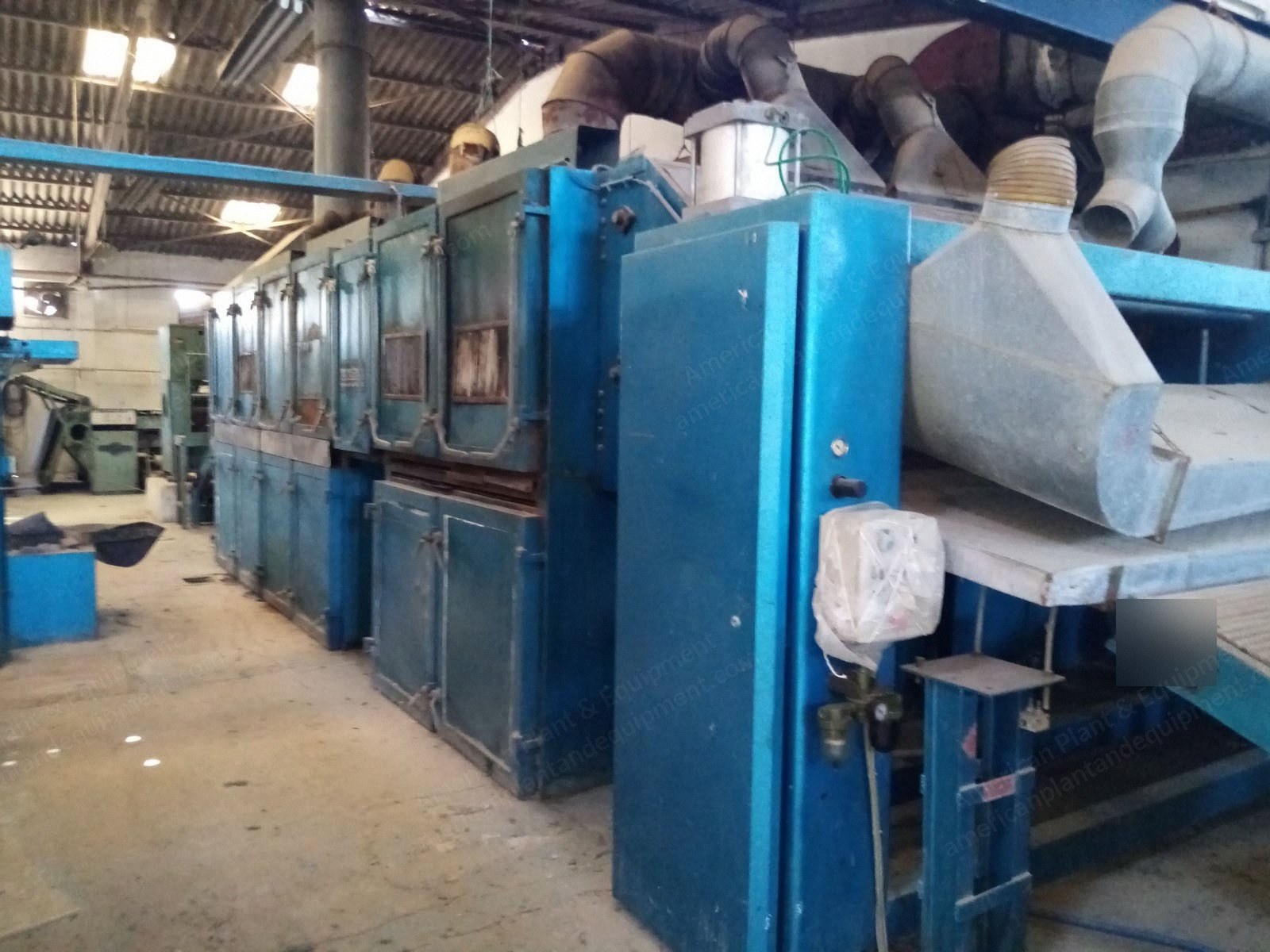 Santex Thermobonding Oven with Calender and Automatex Cutting Machine, 2400mm to 2700mm, 1986 to 2000
