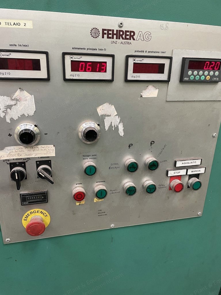 Fehrer, NL21, 1994, Needle Loom, 3600mm Working Width, Double Board Downstroke, 1500 RPM