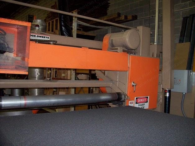 Edge Sweets, WHDS-54, 54" Horizontal Cutter and Splitter, 12 Foot Table, 10 HP Suction Motor