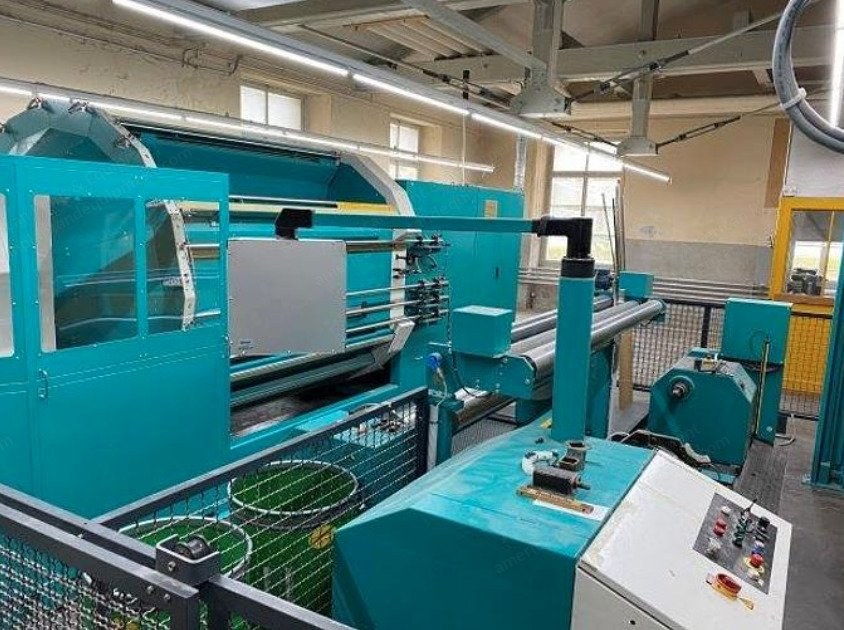 Karl Mayer, GOM 16, 2003, Weaving Preparation Machines, Sample Warper, Sectional Warpers, Tying Machine