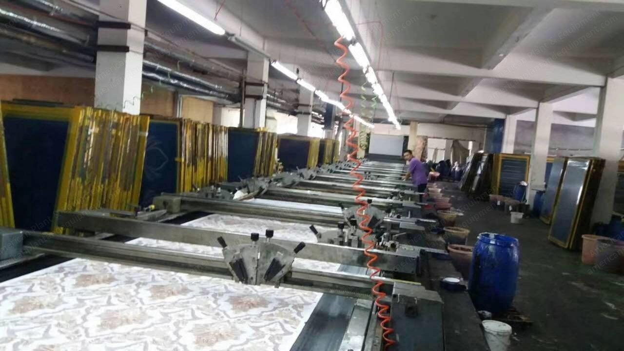 Buser, 5S, 1999, Flat Bed Printing Machine, 1600mm Width, 14 Colors