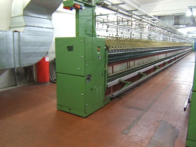 Zinser, 421, 1998, 640 Spindles, 82.5mm Gauge, 52mm Ring Diameter, Linked with Schlafhorst Coner Winders