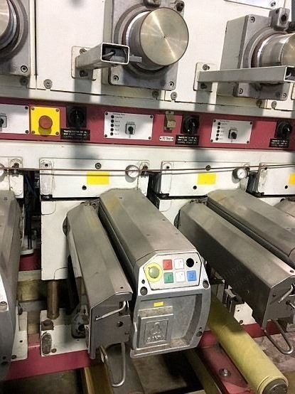 Edmund Erdmann, Drawmod 24/380-6S, 1999, 12 Positions, 10 Sahm Takeup Winders, Speed to 1600 mpm