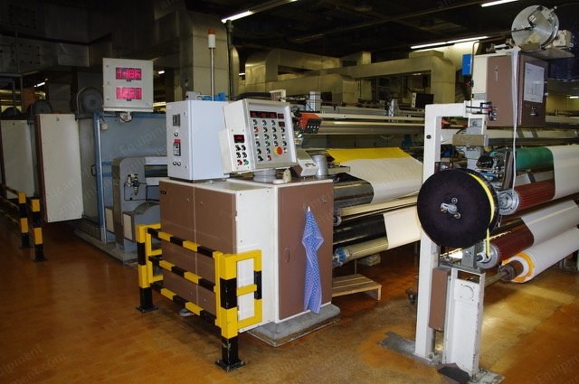 Famatex Stenter, 2600mm Working Width, 1972, 3 Chambers, Natural Gas Heating, Mahlo Weft Straightener