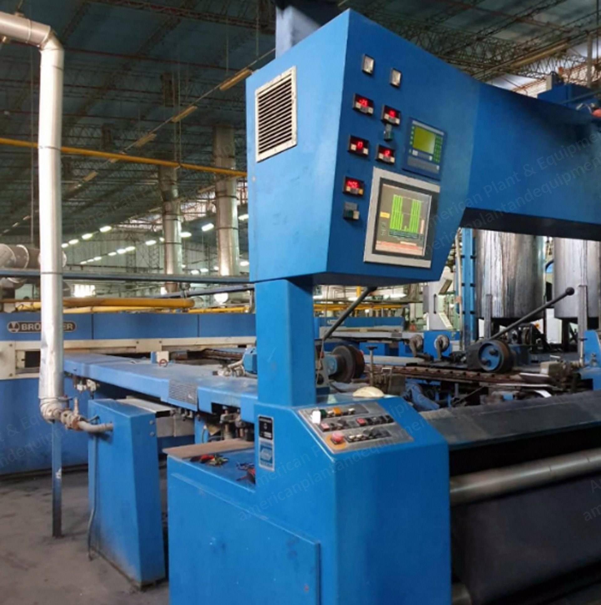 Bruckner, 1999, 2000mm Roller Width, 12 Chambers, Gas Heated, Pin and Clip Chain
