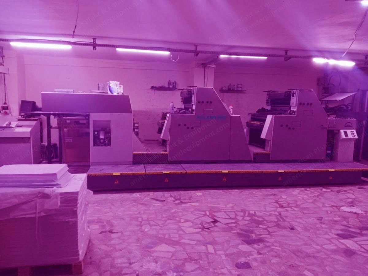 Roland, 204, 1994, 520x740mm, 2 Colors, Offset Printing Machine