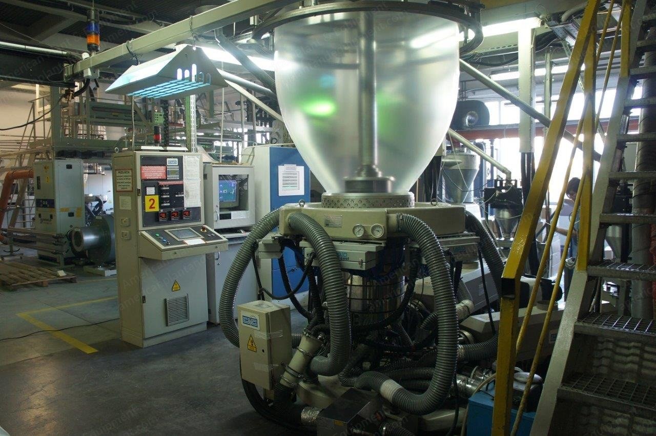 CMG, 3-Layer Blown Film Line, 2006, 1800mm Width, 300+ kg/h Output