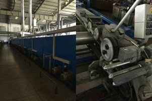 Bruckner Stenter, 2007, 2600mm, 8 Chamber, Oil Heated, Vertical Pin Chain
