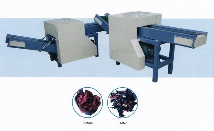 NovaStar, RS111, Fabric and Quilted Fabric Waste Cutting Machine, 400kg/hr Capacity, 11kW, 3100x3550x1360mm