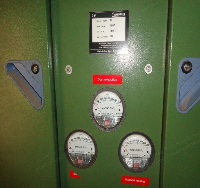 Trutzschler, Axiflow DX-385, 1995, Width 2300mm, Production 570 kg/h