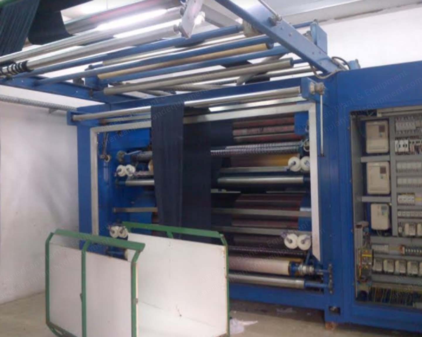 Lamperti, GHM/A, 2001, Double Drum Raising Machine, 2400mm Roller Width, 48 Drums