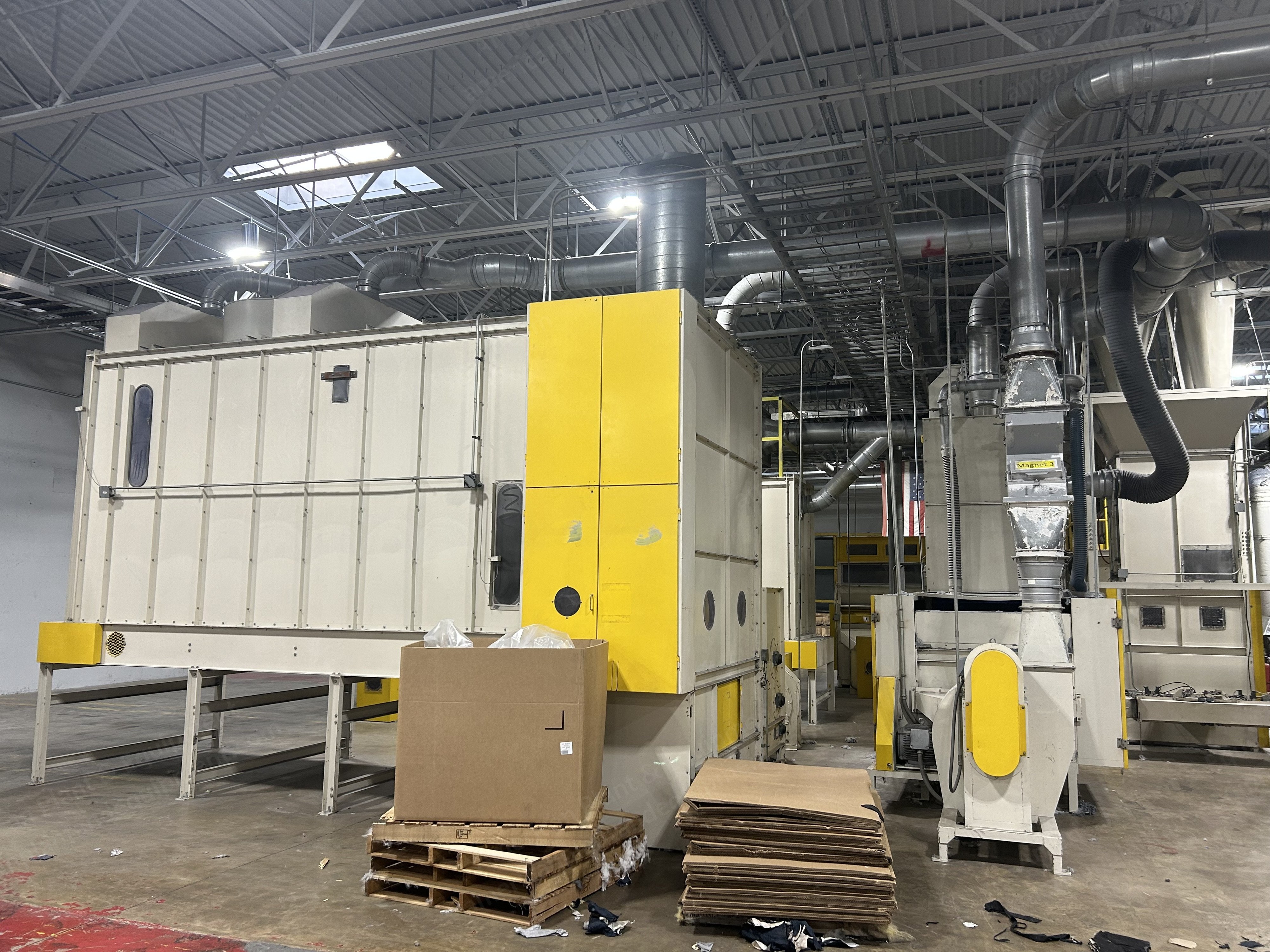 Kodama, Airlay Pad Line, 2008, 68" Width, Electric Heated Oven, 4 Weigh Towers