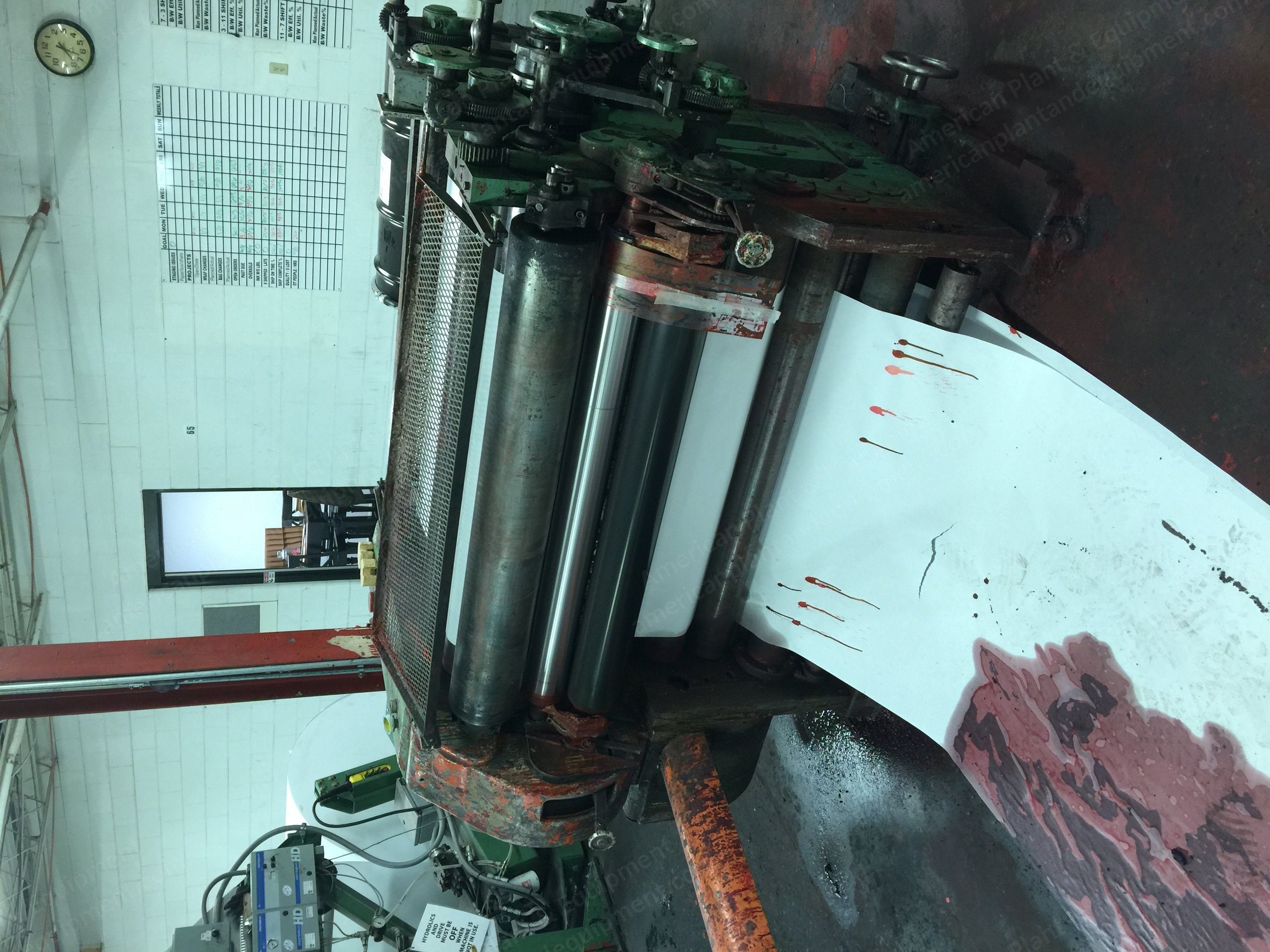 Beasley French, #11, Flat and Square Paper Bag Machine, 30 Inch Width, 2 Colors Flexographic Tail Printer