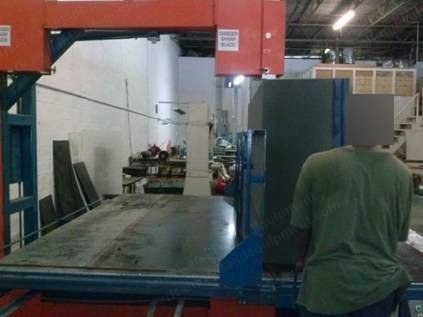 Pontotoc, Sliding Table Vertical Foam Saw, 53" Throat Height, 138" Wide Table, 240V