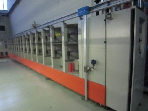 Hamel, H2000, 1995, Twister and Assembling Line, 192 Spindles, 12 Heads