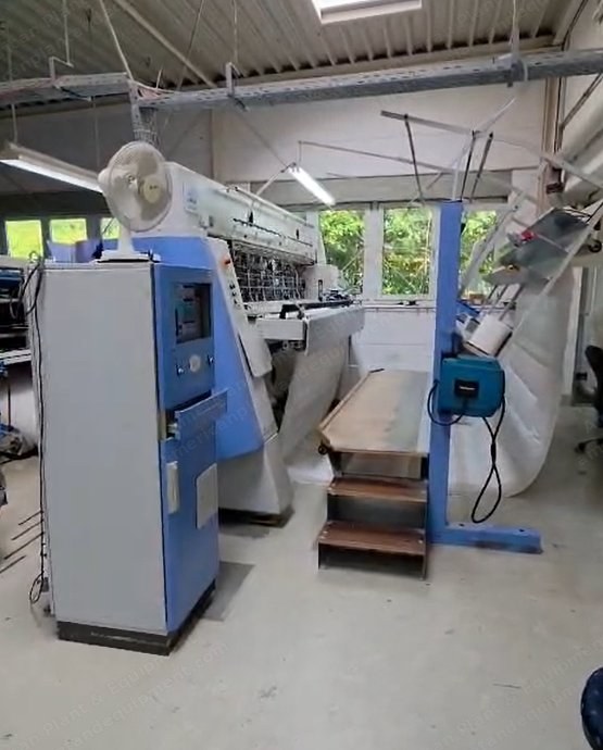 Mammut, VM7, 1999, Multi-Needle Lockstitch Quilting Machine, 2500mm Working Width, 13 Double Sewing Units, with Cross-Cutter