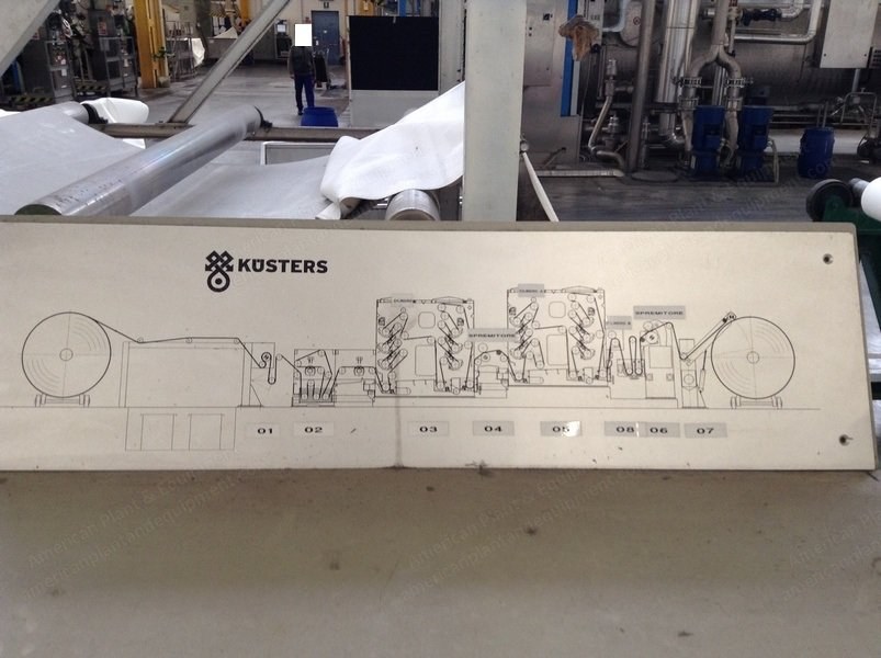 Kusters Continuous Washing Line, 2001, 1800mm Working Width, 3 Washing/Soaping/Rinsing Degrees